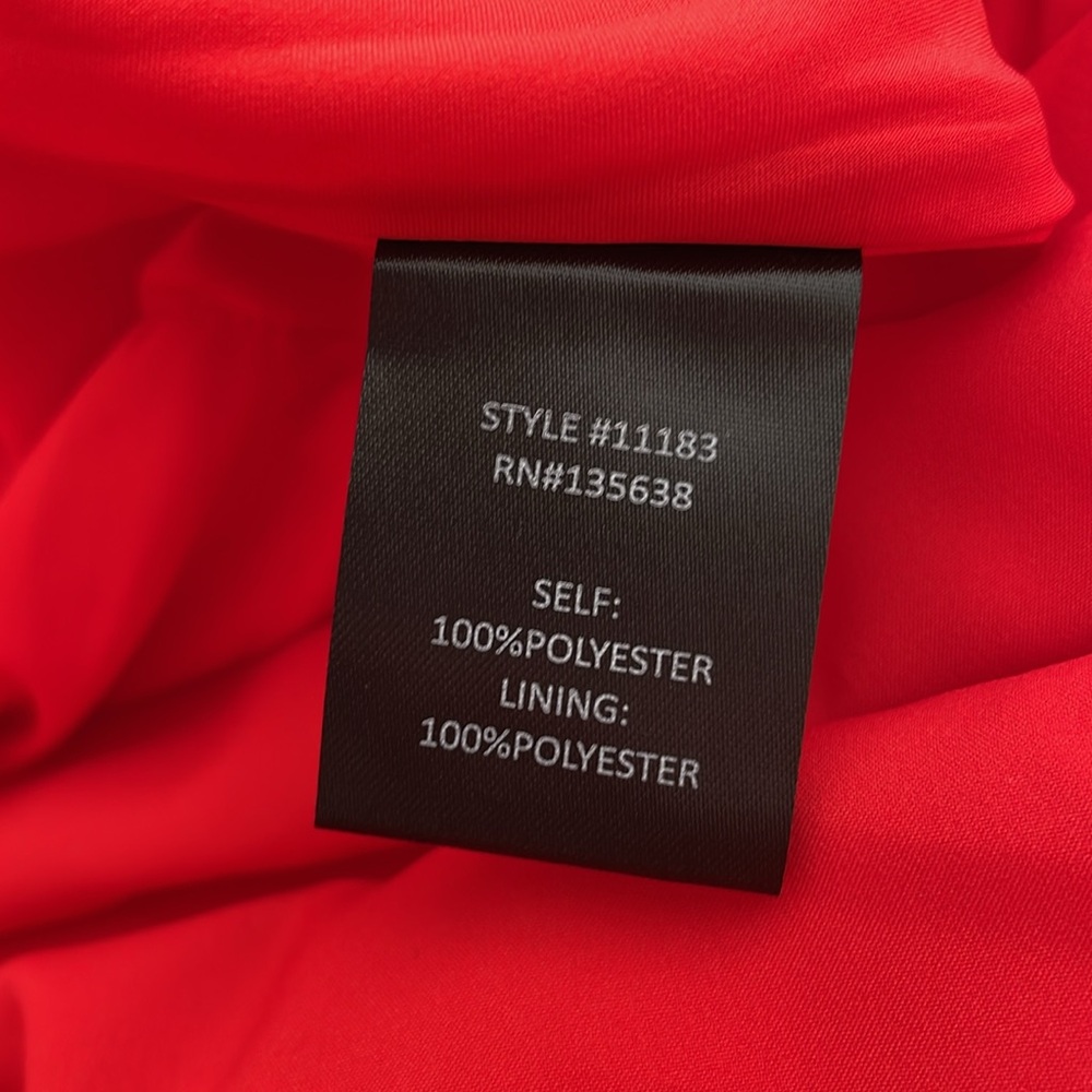 Hutch Red Pleated Midi Dress - Picture 7 of 10